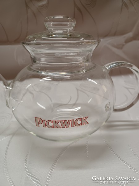 Pickwick üveg teáskanna