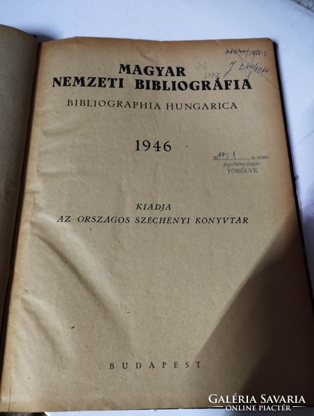 Magyar Nemzeti Bibliográfia 1946 - 1975