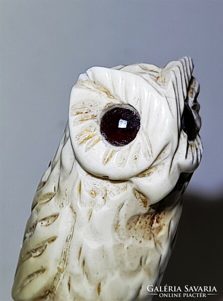Antique carved owl 