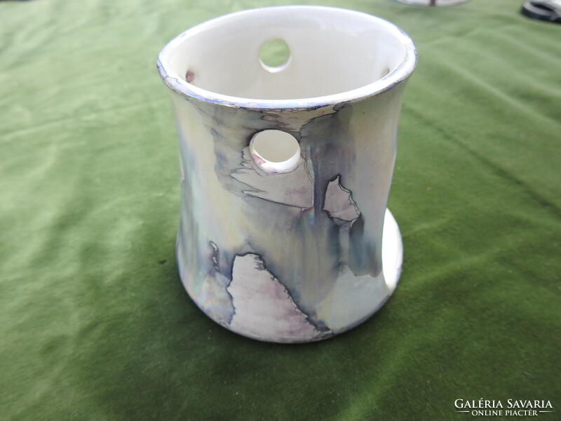 Desktop porcelain candle holder - candle holder