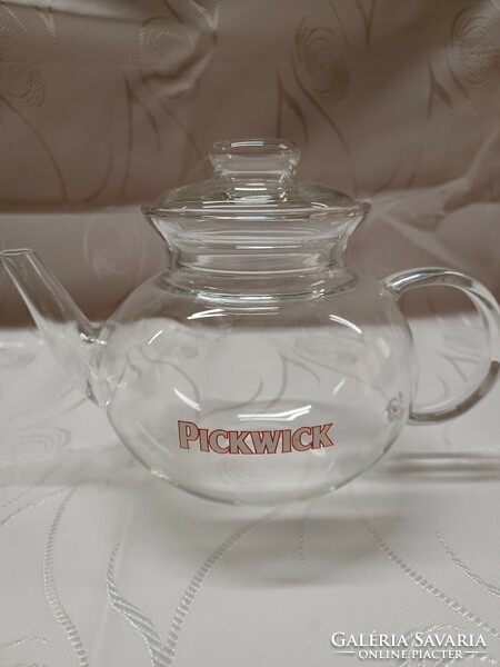 Pickwick üveg teáskanna