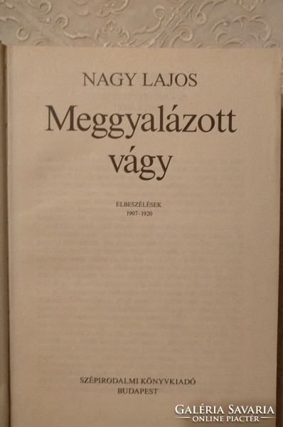 Lajos Nagy: dishonored desire, stories, recommend!