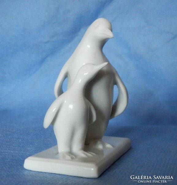 Schaggenwald haas & czijek /1918 -1933 czechoslovakia/porcelain penguin