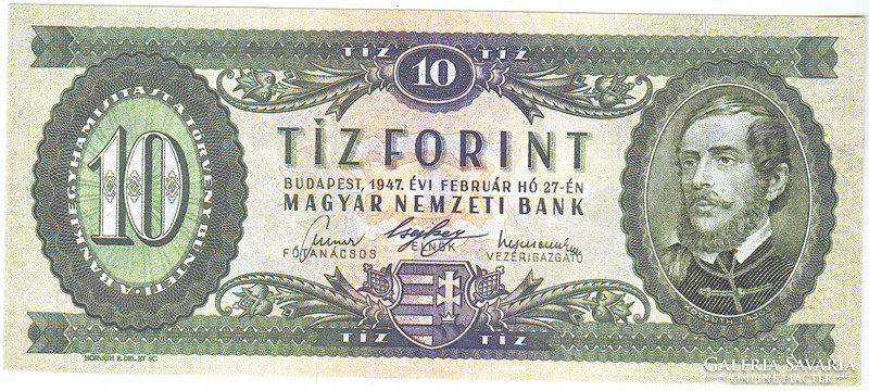 Magyarország 10 forint   REPLIKA 1947