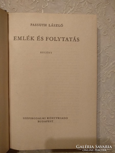 László Passuth: memory and continuation, recommend!