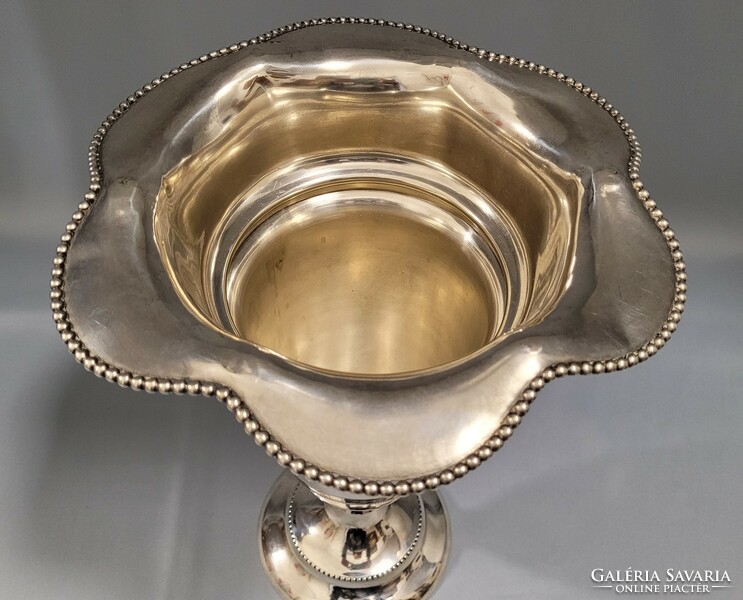 Antique silver large vase, cup, chalice