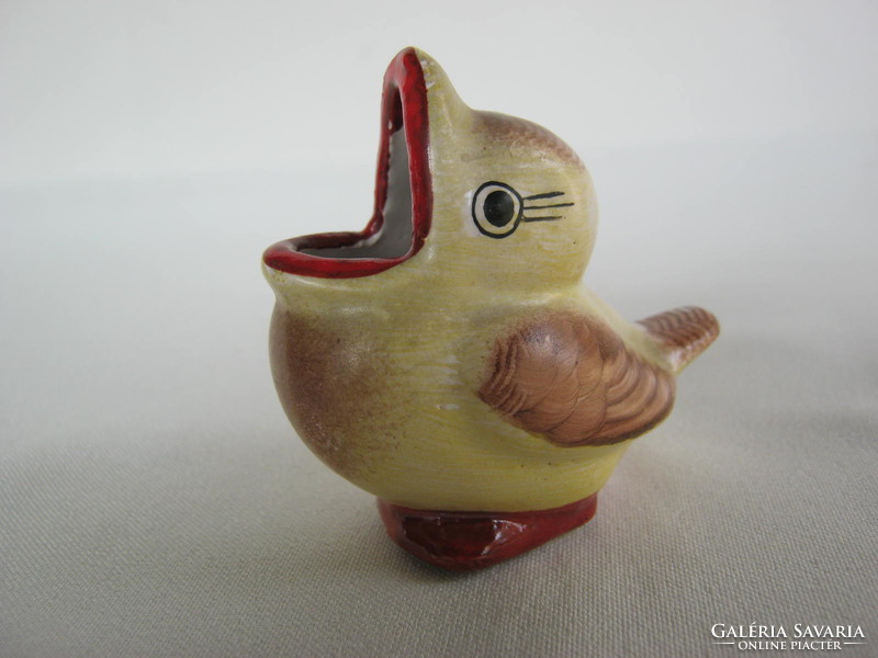 Bodrogkeresztúr ceramic hungry little bird