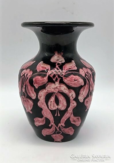 Fejes sándor hmv ceramic vase, 1940s, 16.5 cm high