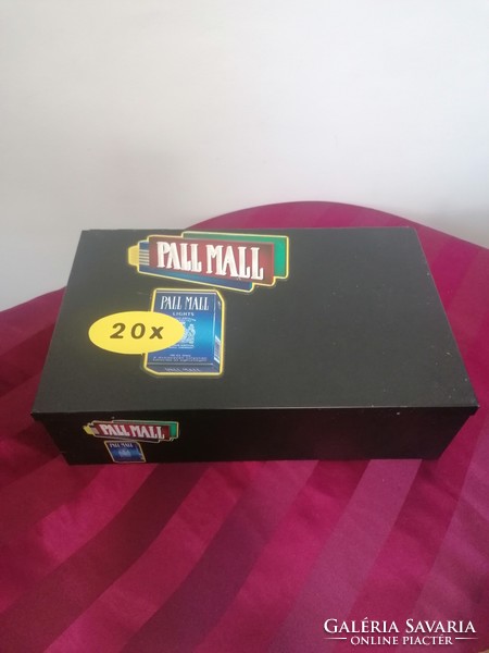Retro Pall Mall fém cigarttatartó doboz