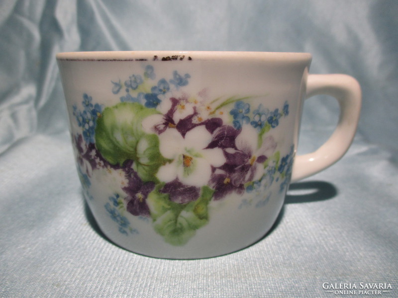Antique violet cup, small mug
