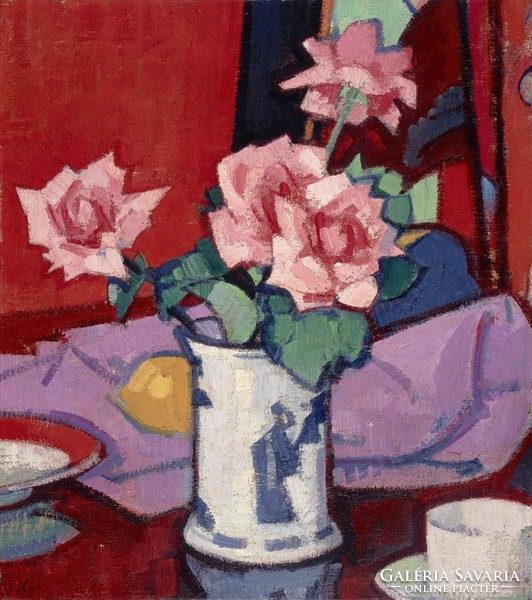 Samuel john peploe - rosy still life - reprint