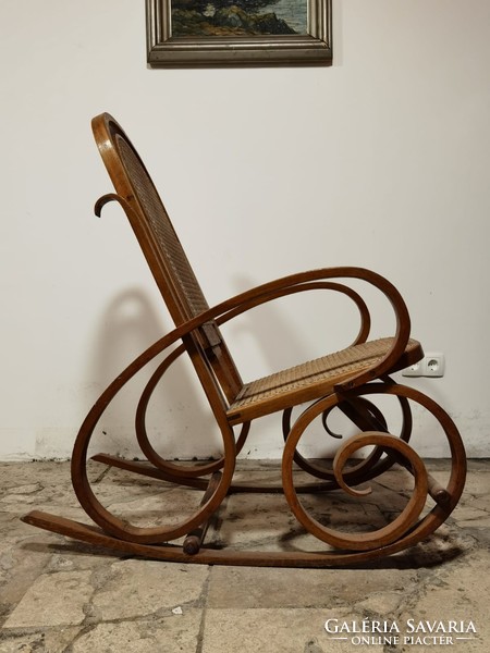 Vienna Art Nouveau thonett rocking chair