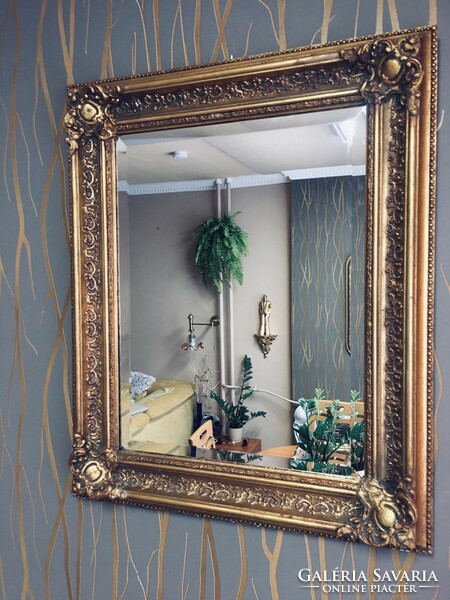 Brussels frame with polished mirror in original condition