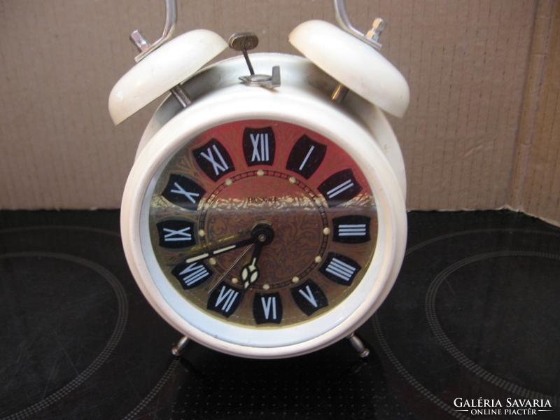 Retro mechanical metal alarm clock passat