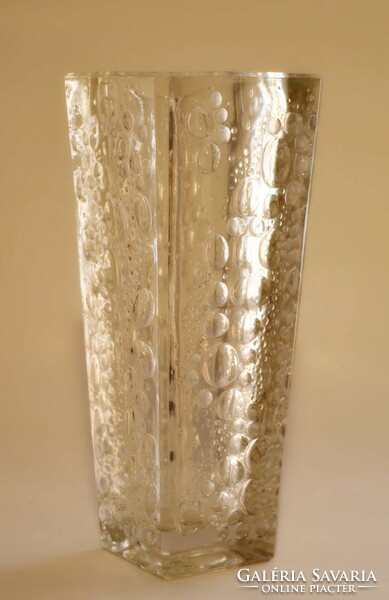 Czechoslovakian glass vase.