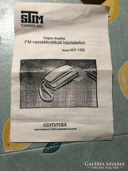 COMMAX intercom telefon szett