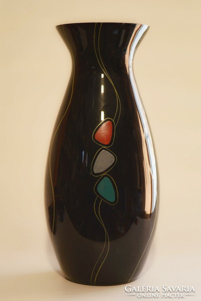 Stained glass vase.