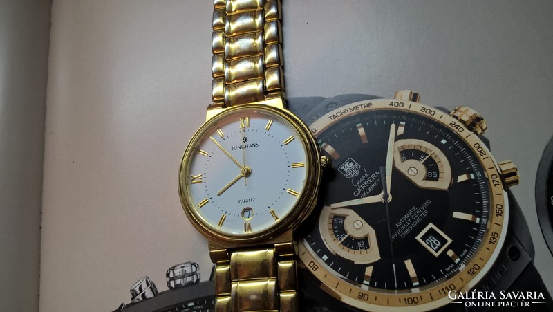 (Fq8) nice classic swiss quartz structured junghans suit watch(s)