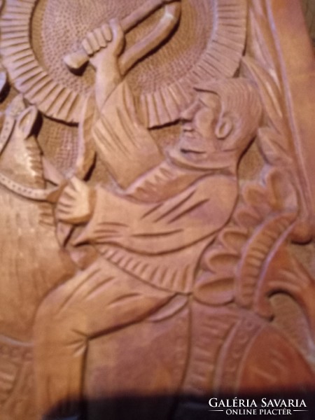 Wood carved image
