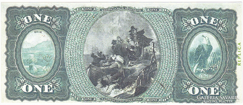 US $1 1865 replica