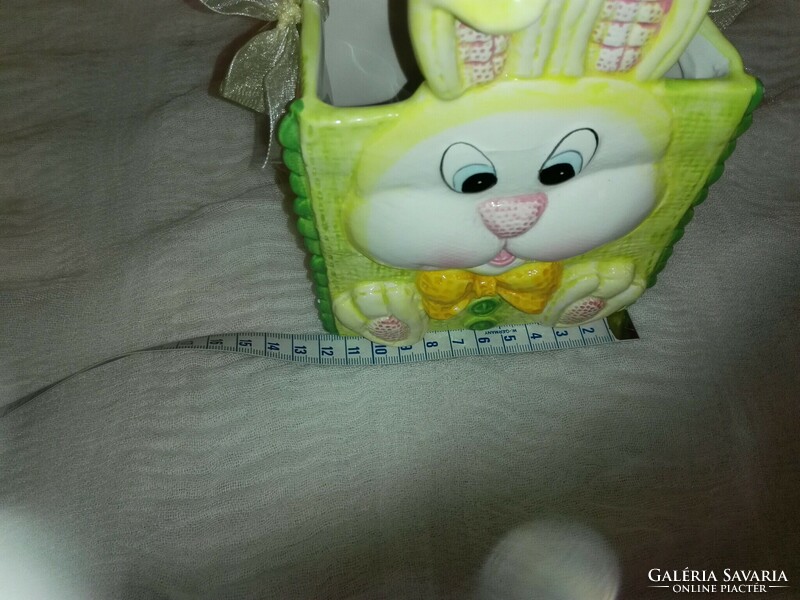 Porcelain bunny bag, Easter.