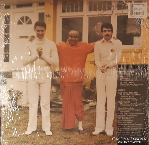 CARLOS SANTANA & JOHN MCLAUGHLIN : LOVE DEVOTION SURRENDER - JAZZ LP  BAKELIT LEMEZ  VINYL