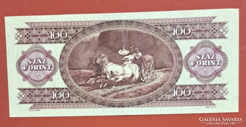 1989. évi 100 forint bankjegy B sorozat, szép gyűjtői darab (57)