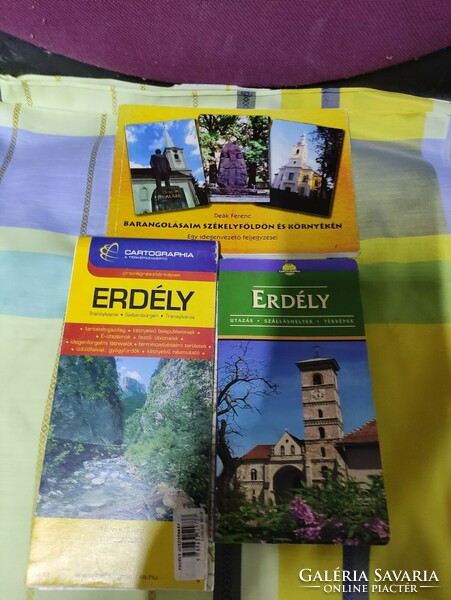 Erdély-Székelyföld +térkép -útikönyv csomag.