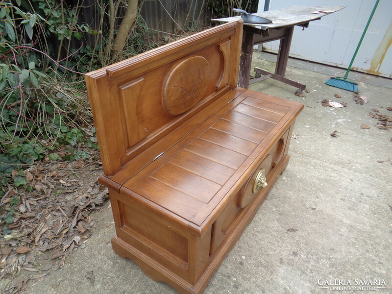 Bench with storage box