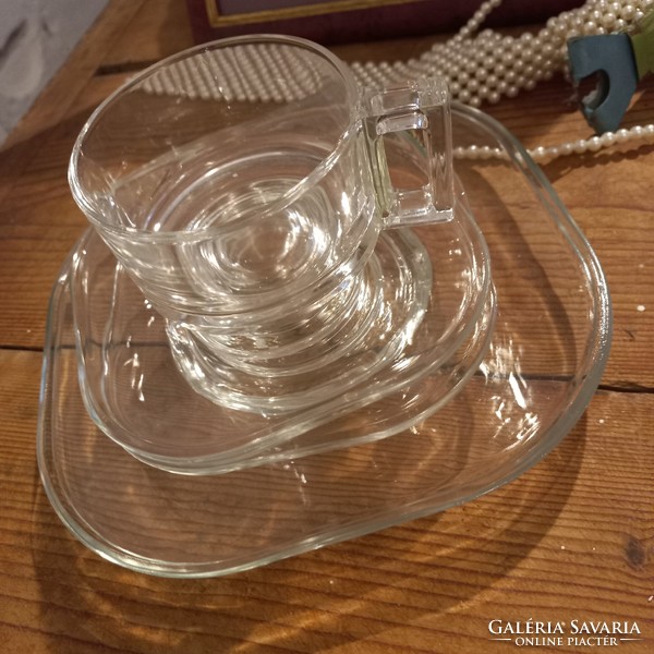 2 glass coffee/tea set