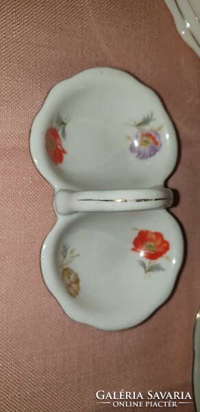Rare Zsolnay poppy porcelains