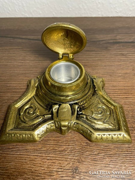 Antique Art Nouveau inkstand from the 1900s