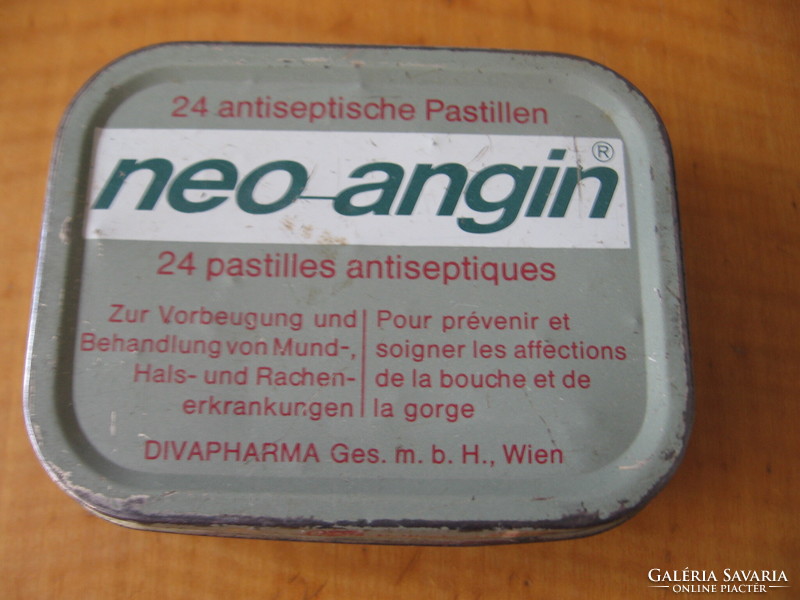 Retro Neo-Angin gyógyszeres doboz