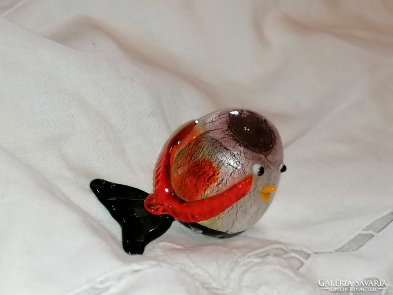 Colorful glass bird