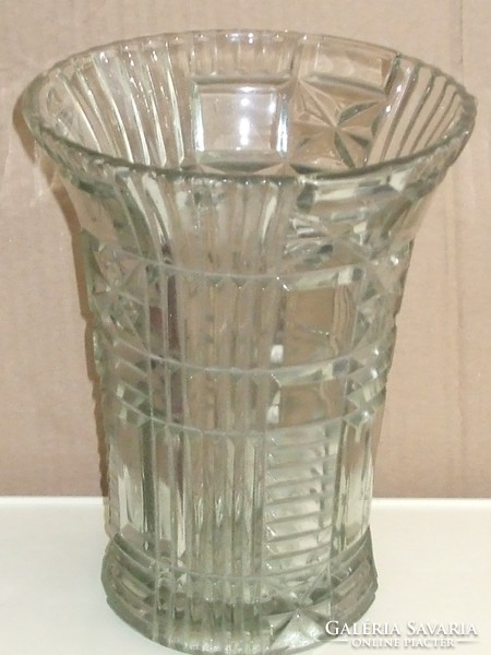 Old large glass vase