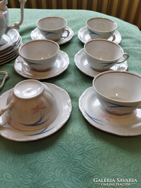 Walbrzych tea/coffee set with cake plates
