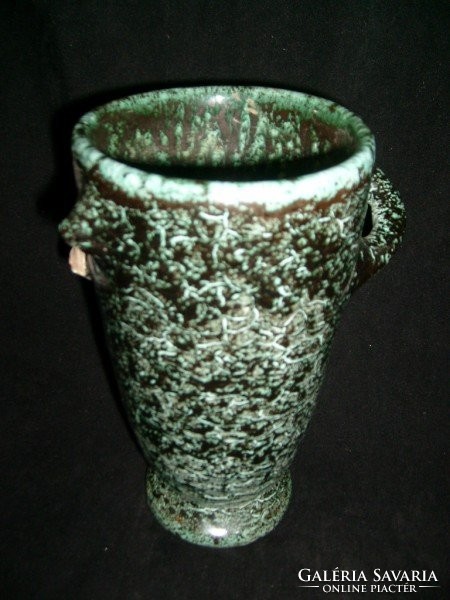 Antique cucumber art deco vase marked. Rarity discounted
