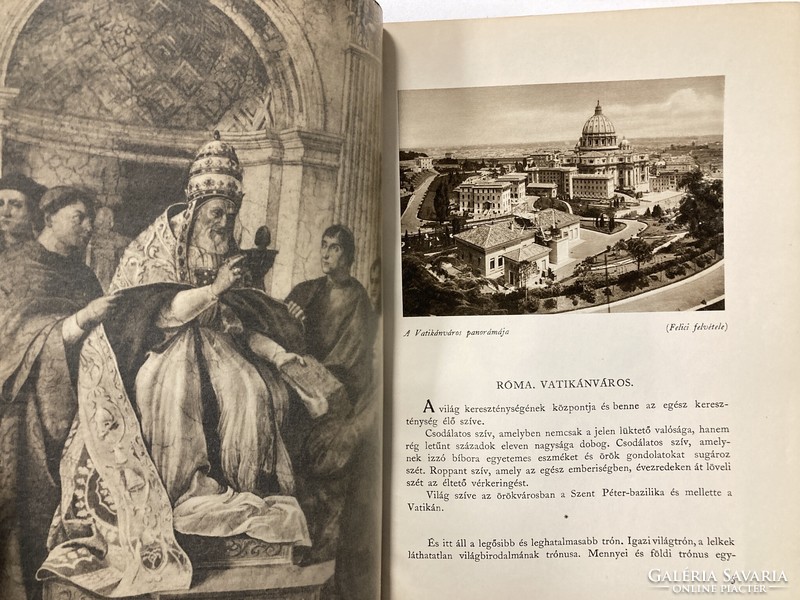 The Pope and the Vatican, antique book richly illustrated with photographs, 1935