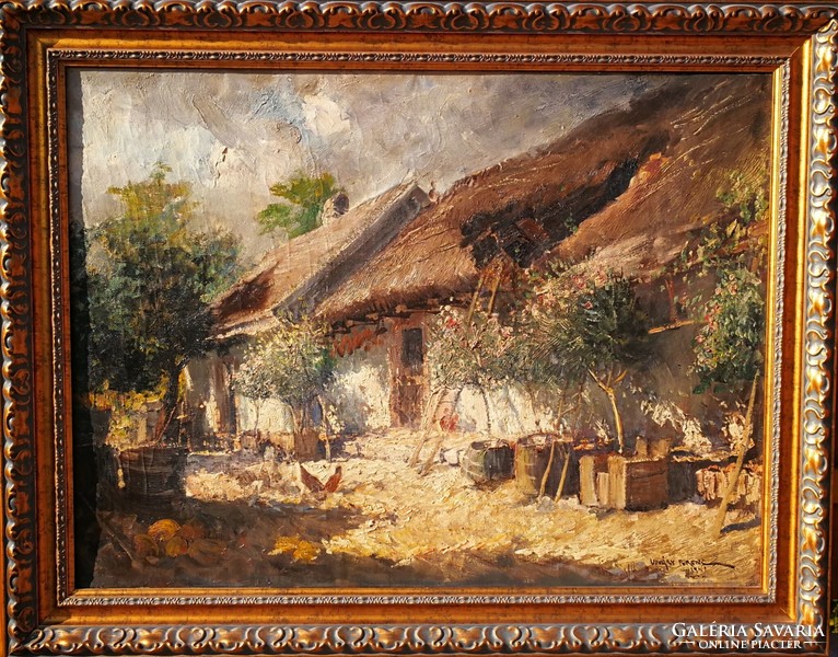 Original painting by Ferenc Ujváry with guarantee