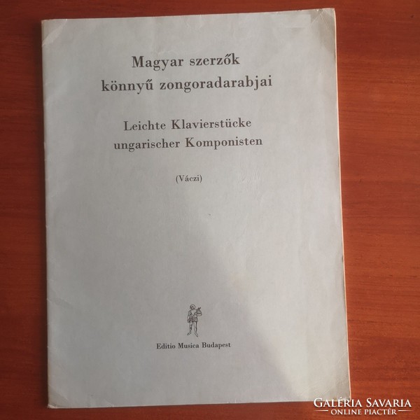 Magyar szerzők könnyű zongoradarabjai ( Váczi) 1961