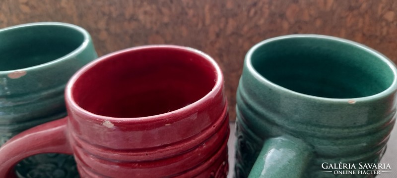 Ceramic jugs for decoration 4 pcs