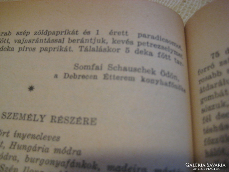 Ételművészet  - Életművészet   írta hatvani Lili  .1986 .