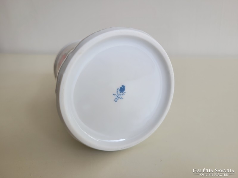 Régi retro Borsodi Sörgyár reklám Hollóházi porcelán söröskorsó kupa
