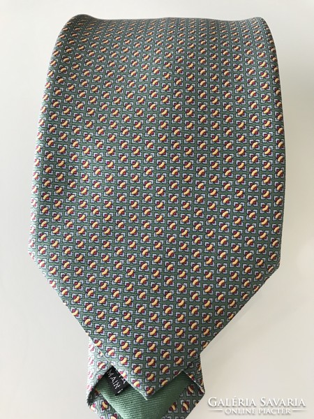 Christian dior silk tie with a small, elegant pattern, new