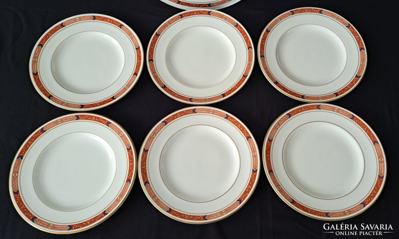 6 személyes Royal Worcester Beaufort porcelán süteményes készlet.