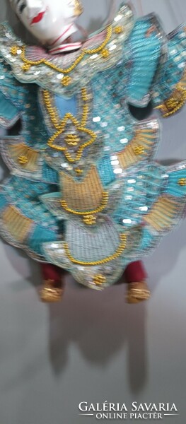 Indonesian dancing marionette puppet, beautiful and decorative. Negotiable.