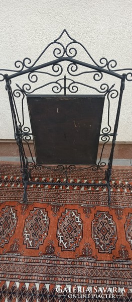 Wrought iron table mirror in good condition. Negotiable.