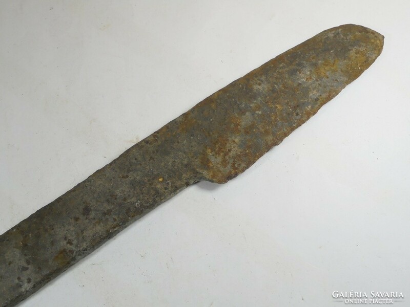 Antique old plow part plow iron guide iron ground cutting knife
