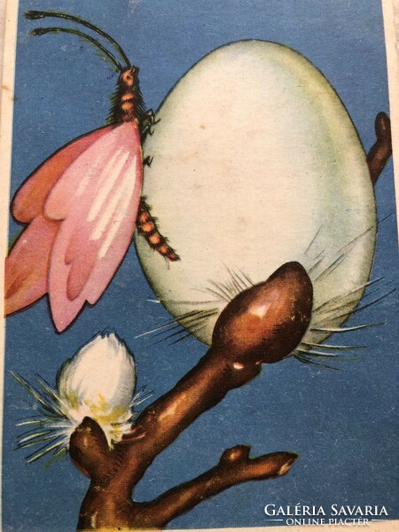 Antique, old Easter postcard -3.