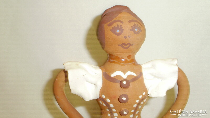 Traditional ceramic girl statue, figurine